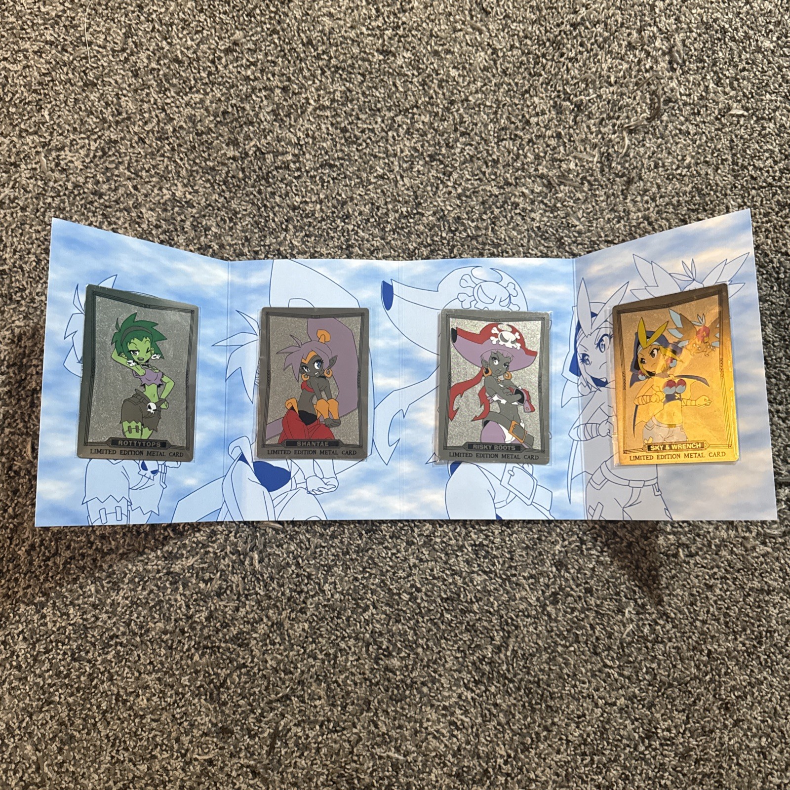 2026 SDCC Udon Convention Exclusive Shantae Collectible Metal Card Set