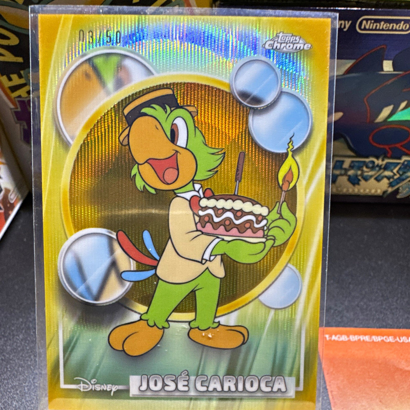 Topps 2026 Topps Chrome Disney José Carioca #97 Serial Numbered 03/50
