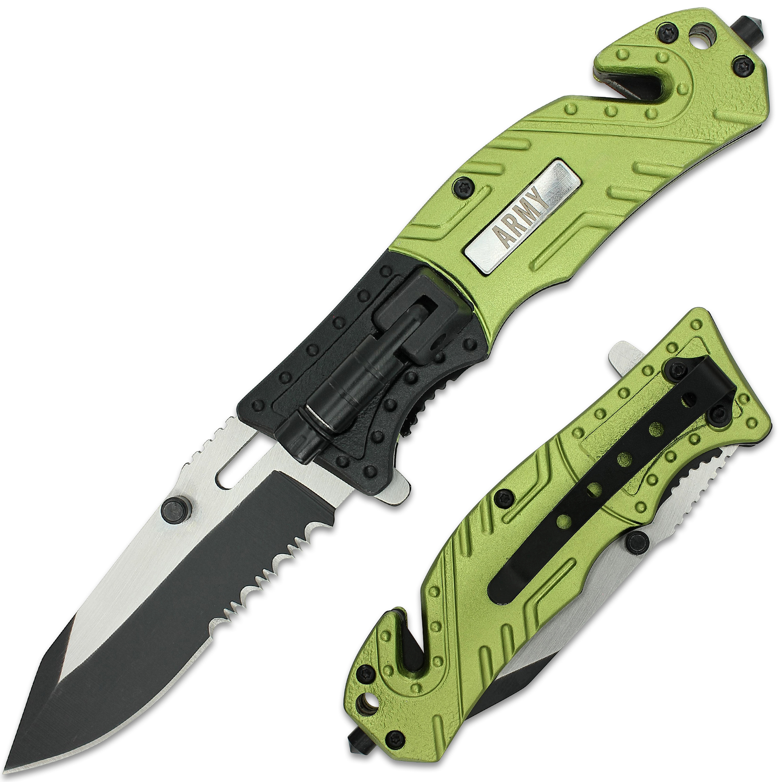 Lethal Defender Army Spring Assist Folding Knife | Tactical Rescue