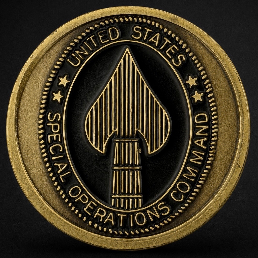 USSOCOM Special Operations Command JSOC USASOC AFSOC NAVSPECWARCOM Coin