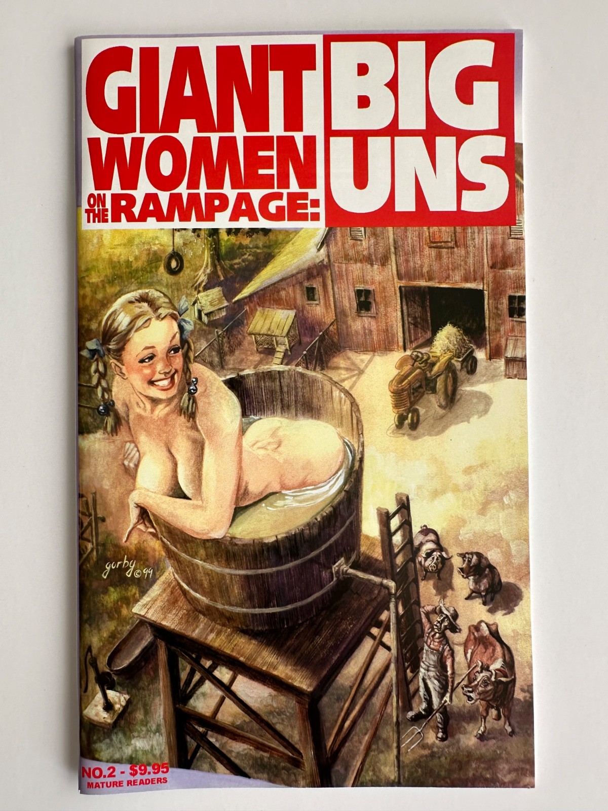 Giant women On The Rampage: Big Uns #2 AC Comics 2004 NM High Grade Unread