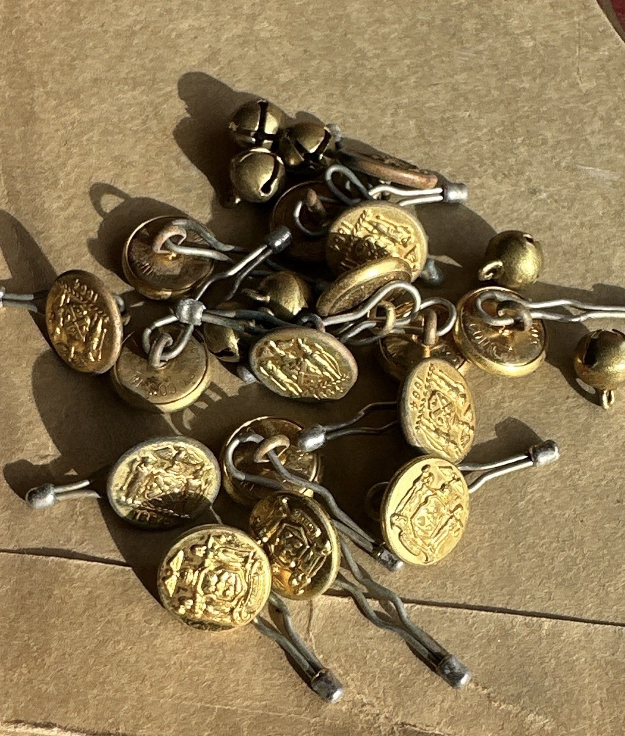 NYPD Vintage Brass Uniform Button 5/8\