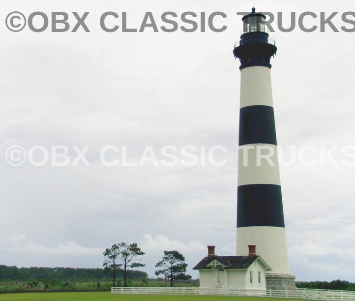 OBX Vintage 8x10 Photo: The 1872 Bodie Island Lighthouse NC