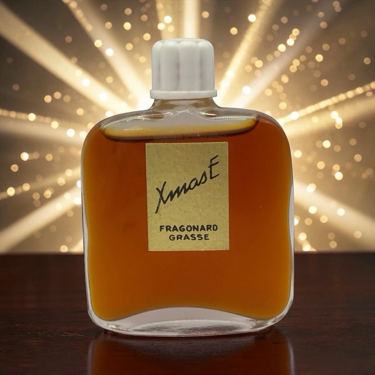 VTG Fragonard Xmas E Mini Perfume 0.25 fl oz RARE Miniature Full Bottle c.1930