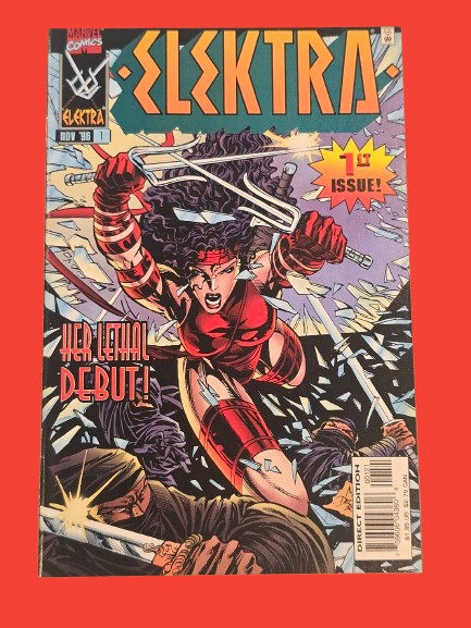 Elektra #1 1996 Marvel Comics Mike Deodato Jr Variant Cover 1st Issue
