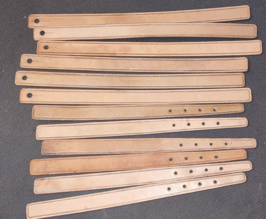 3 Sets Of Original Unissued Spur Straps For the model 1911 And 1914Cavalry Spurs