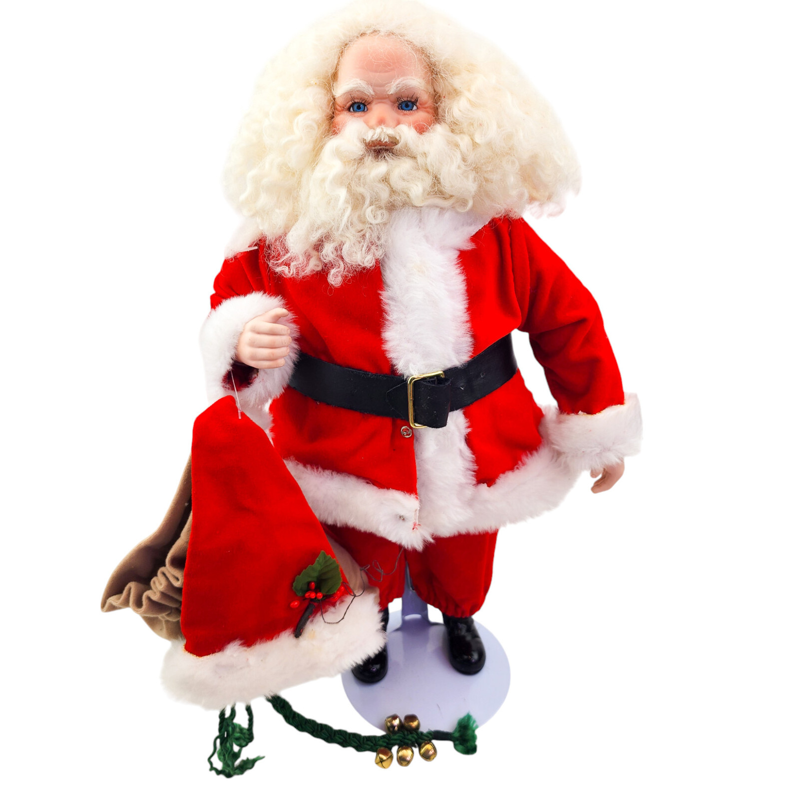Santa Jolly Old St Nick Doll with Stand Hamilton Collection by Ron and Laurie
