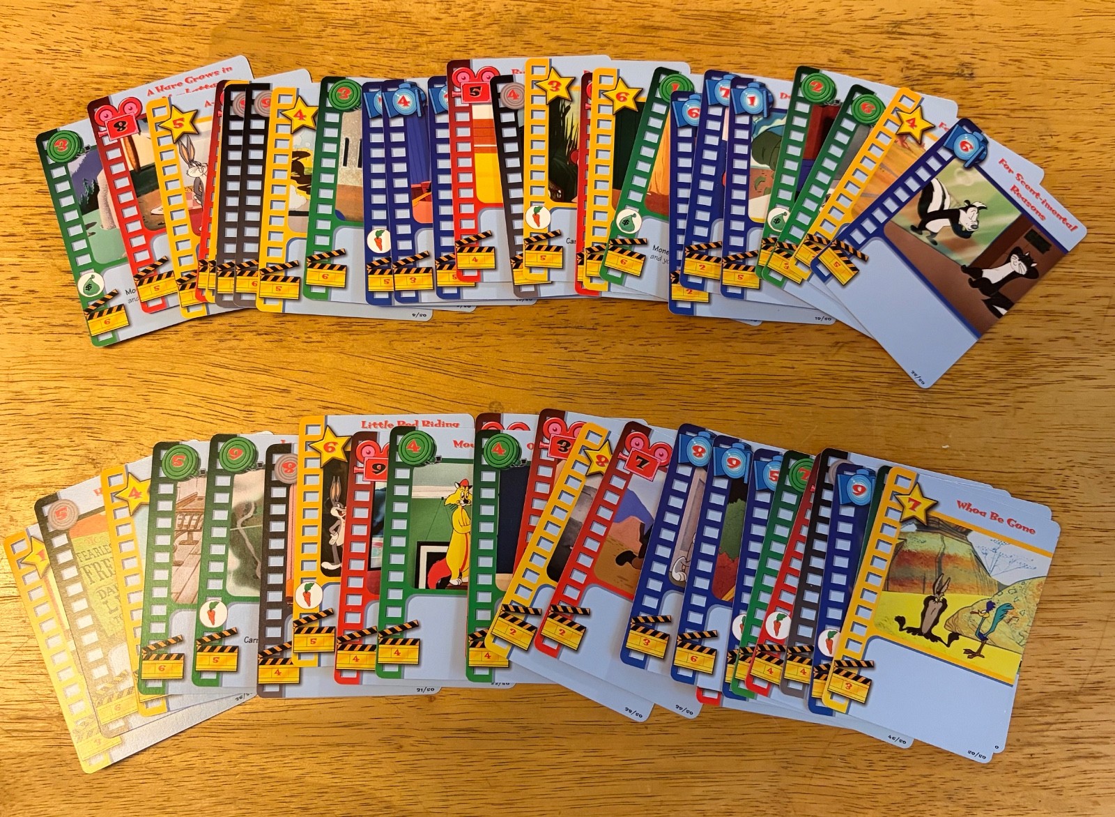 2000 WOTC Looney Tunes TCG Complete 50 Card Base Set COMPLETE