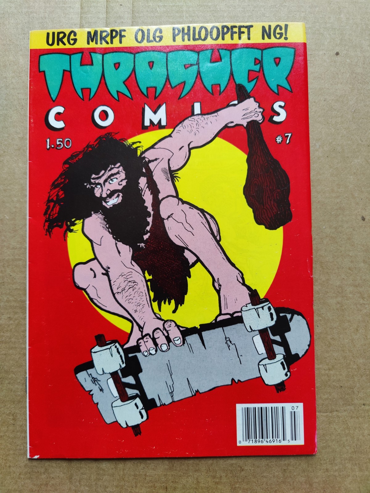 THRASHER COMICS #7 FN 1988 SPAIN RODRIQUEZ HIGH SPEED SKATEBOARDING COMIC