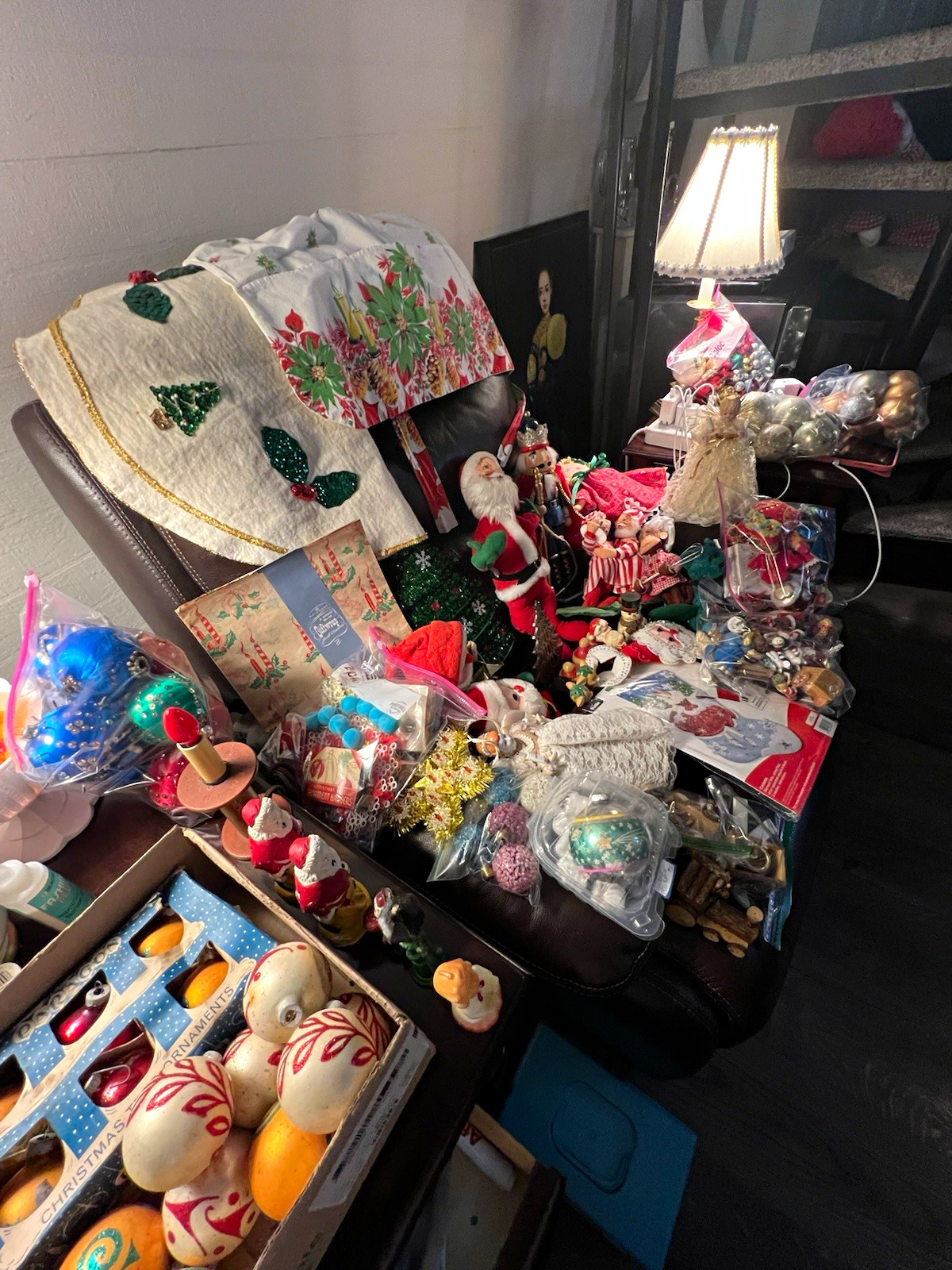 Huge Vintage Christmas Lot Tons of Treasures