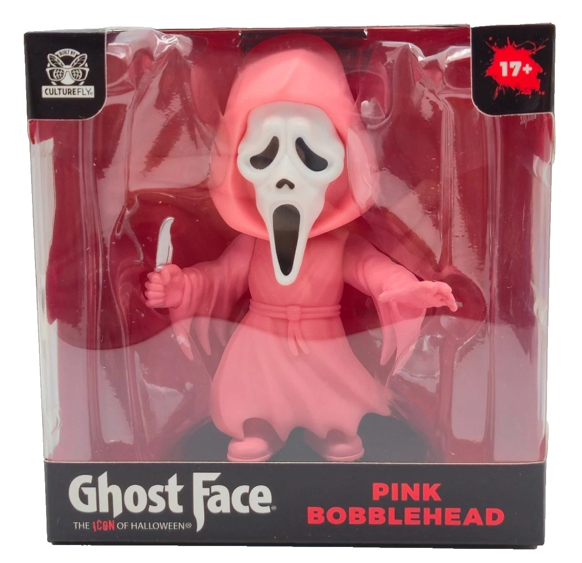 PINK SCREAM GHOST FACE Bobblehead Pink Scream Horror Action Figure NEW IN BOX PINK SCREAM GHOST FACE Bobblehead Pink Scream Horror Action Figure NEW IN BOX