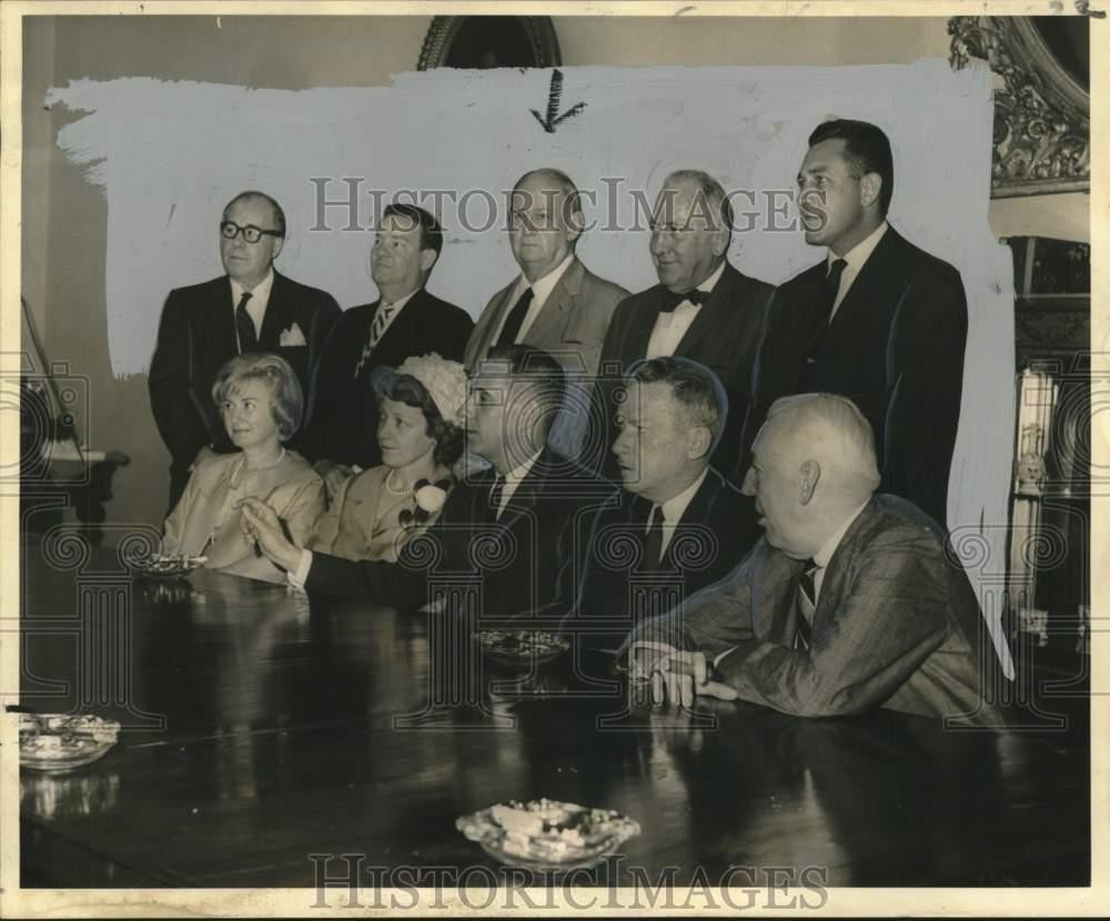 1961 Press Photo Members of the Board of Manager of the Louisiana State Museum