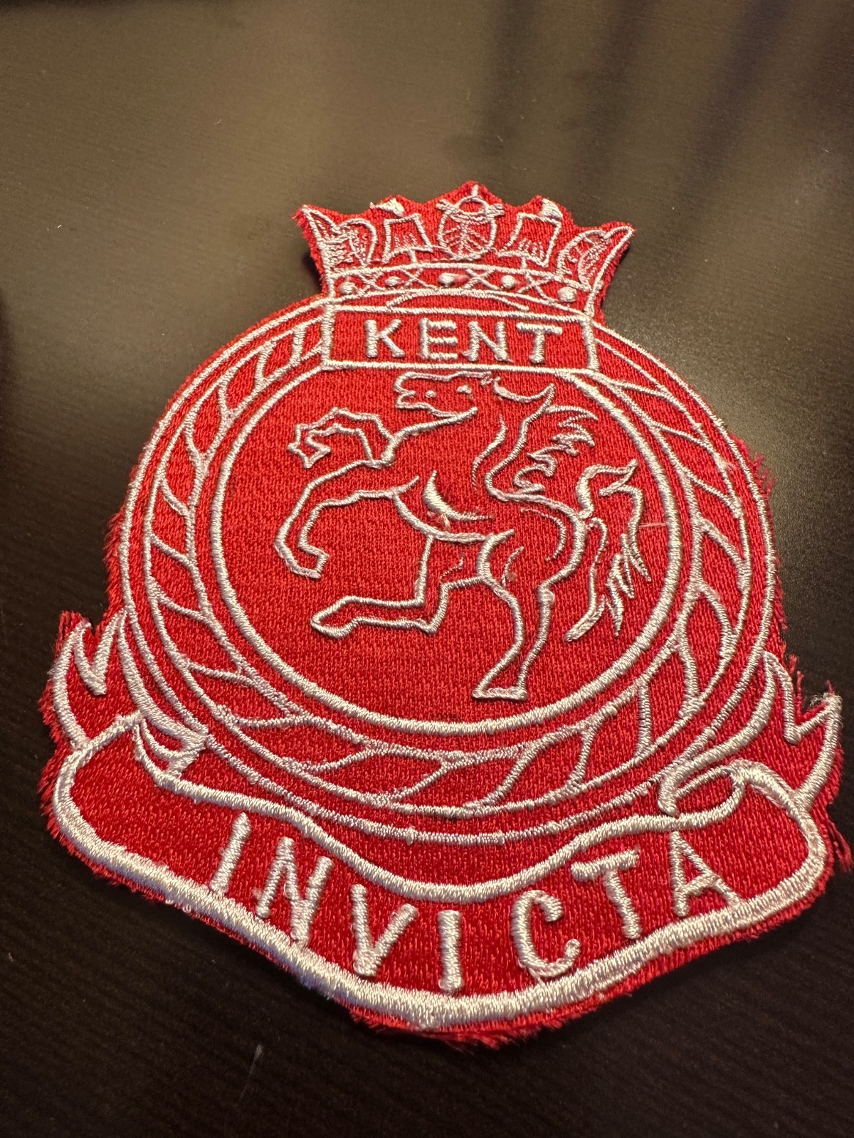 Vintage British Royal Navy HMS Kent Patch
