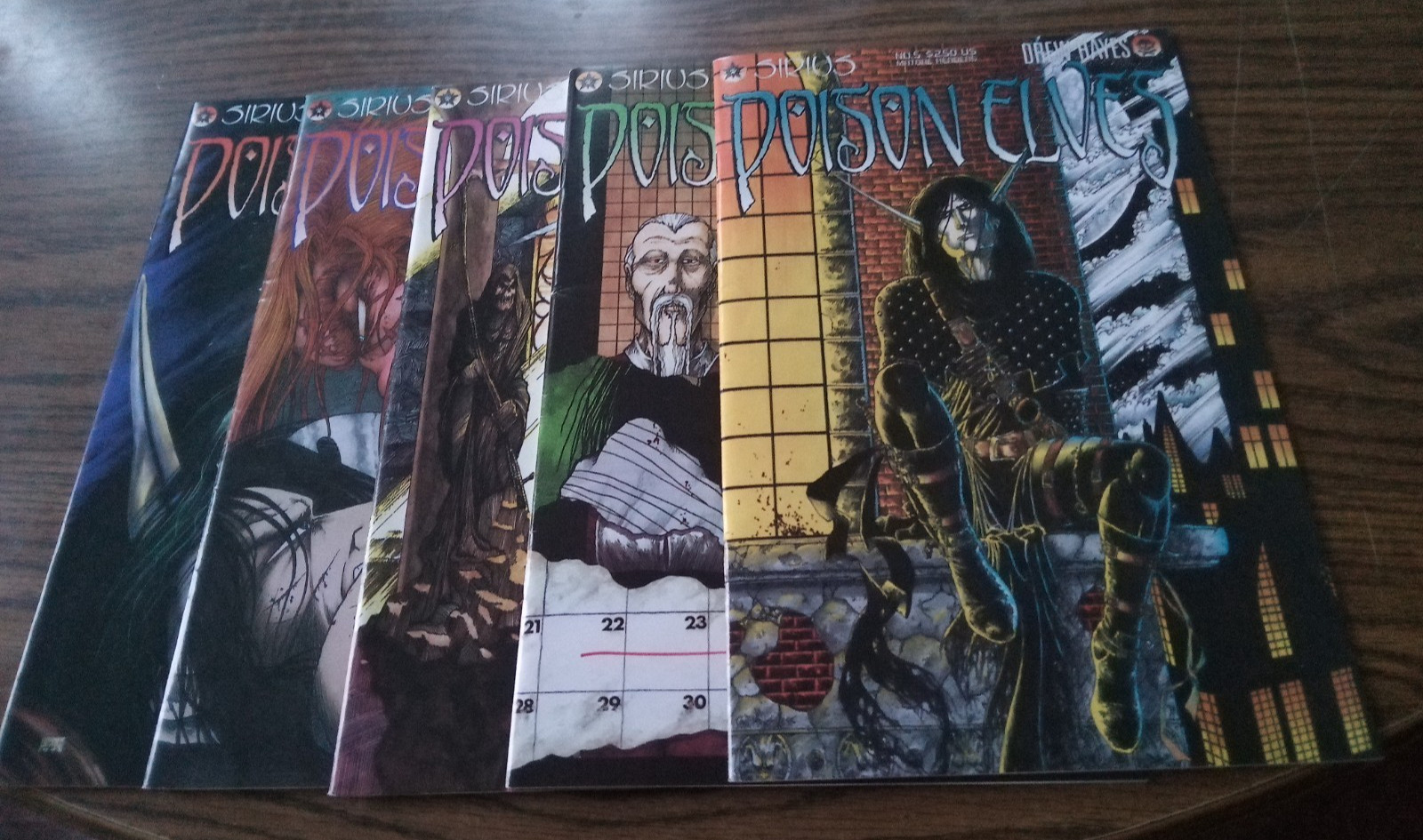 Poison Elves #1-5 1995 Sirius Entertainment