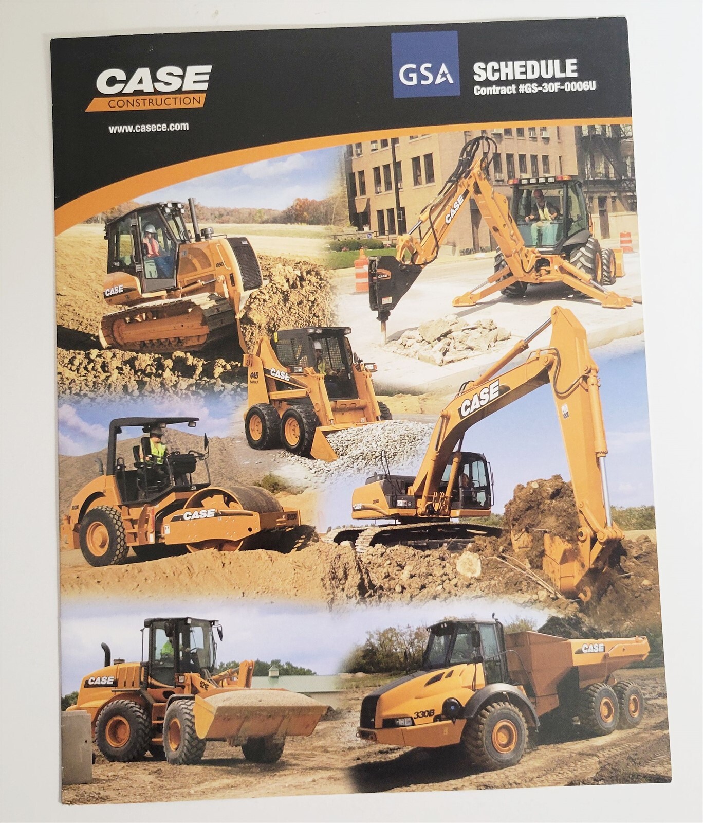 Case Construction GSA Schedule Leaflet Military 2008