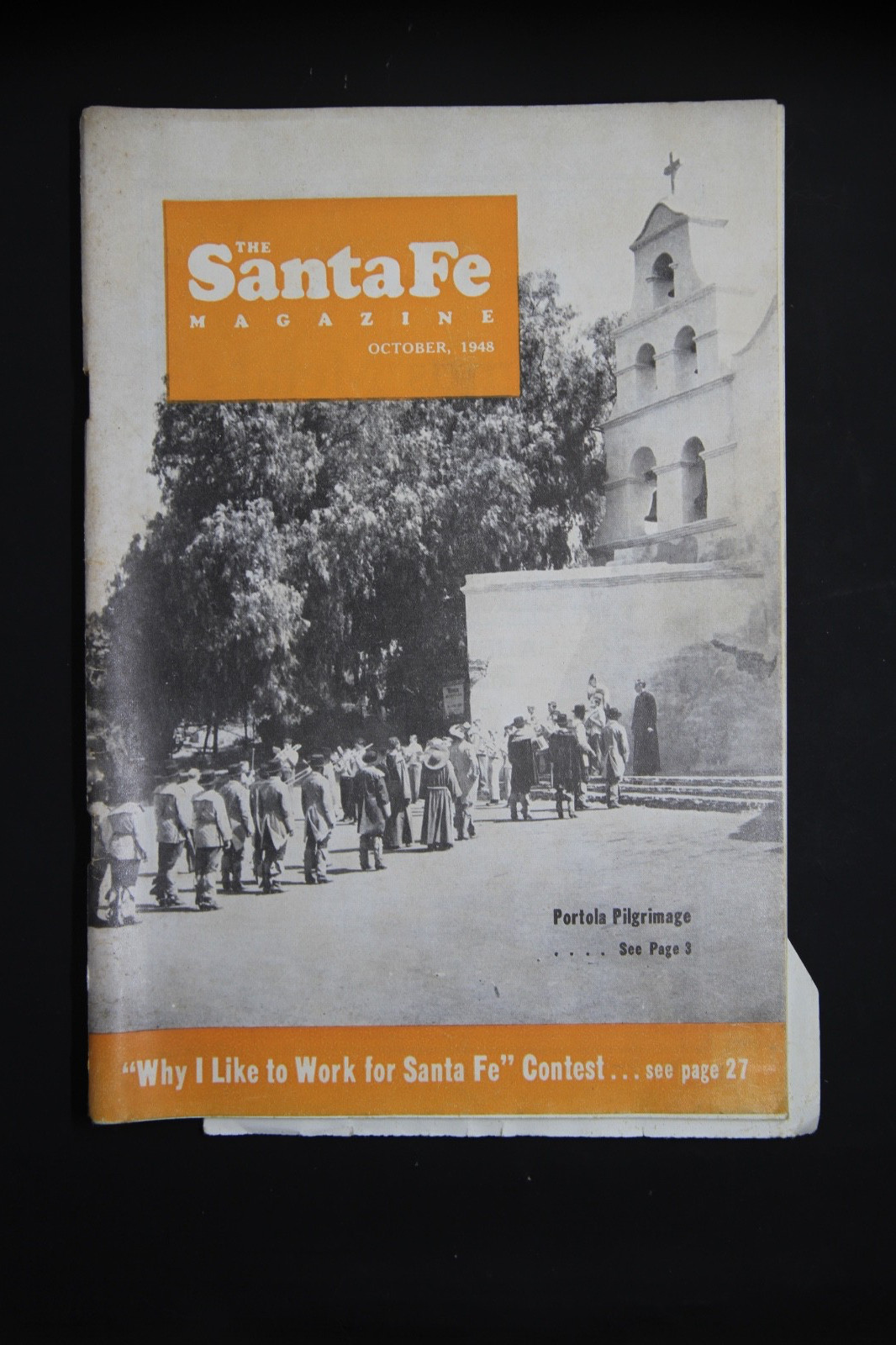 October 1948 Santa Fe Magazine; AT&SF Railroad Employee Magazine
