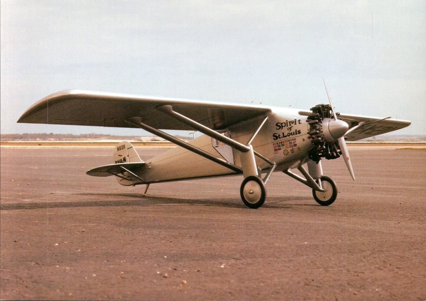 postcard Ryan Monoplane Spirit of St. louis PC-E