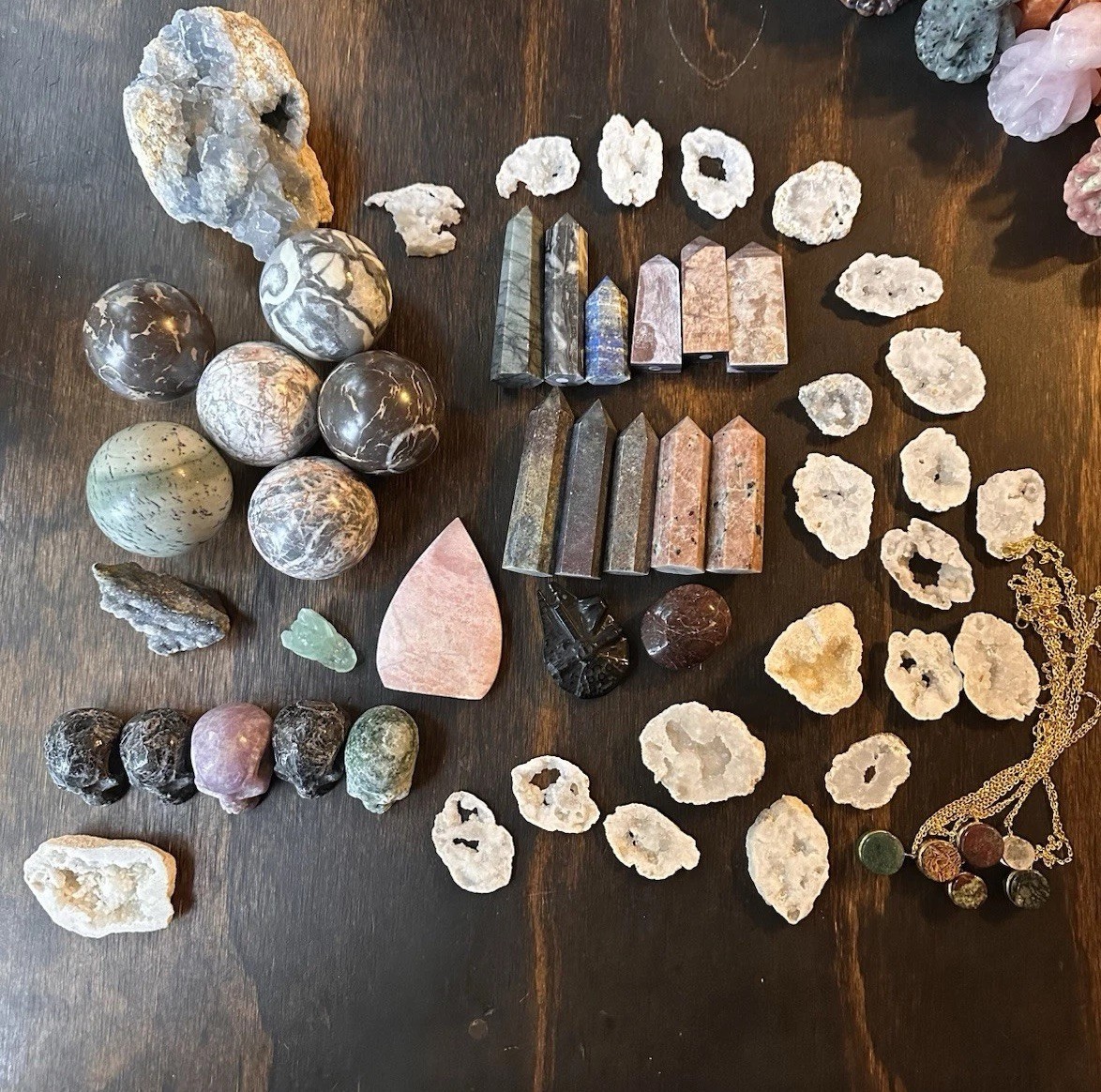 Mixed Crystal Lot 56pcs 11lbs 3oz | Purple Mica, Blue Calcite & More |Clearance|