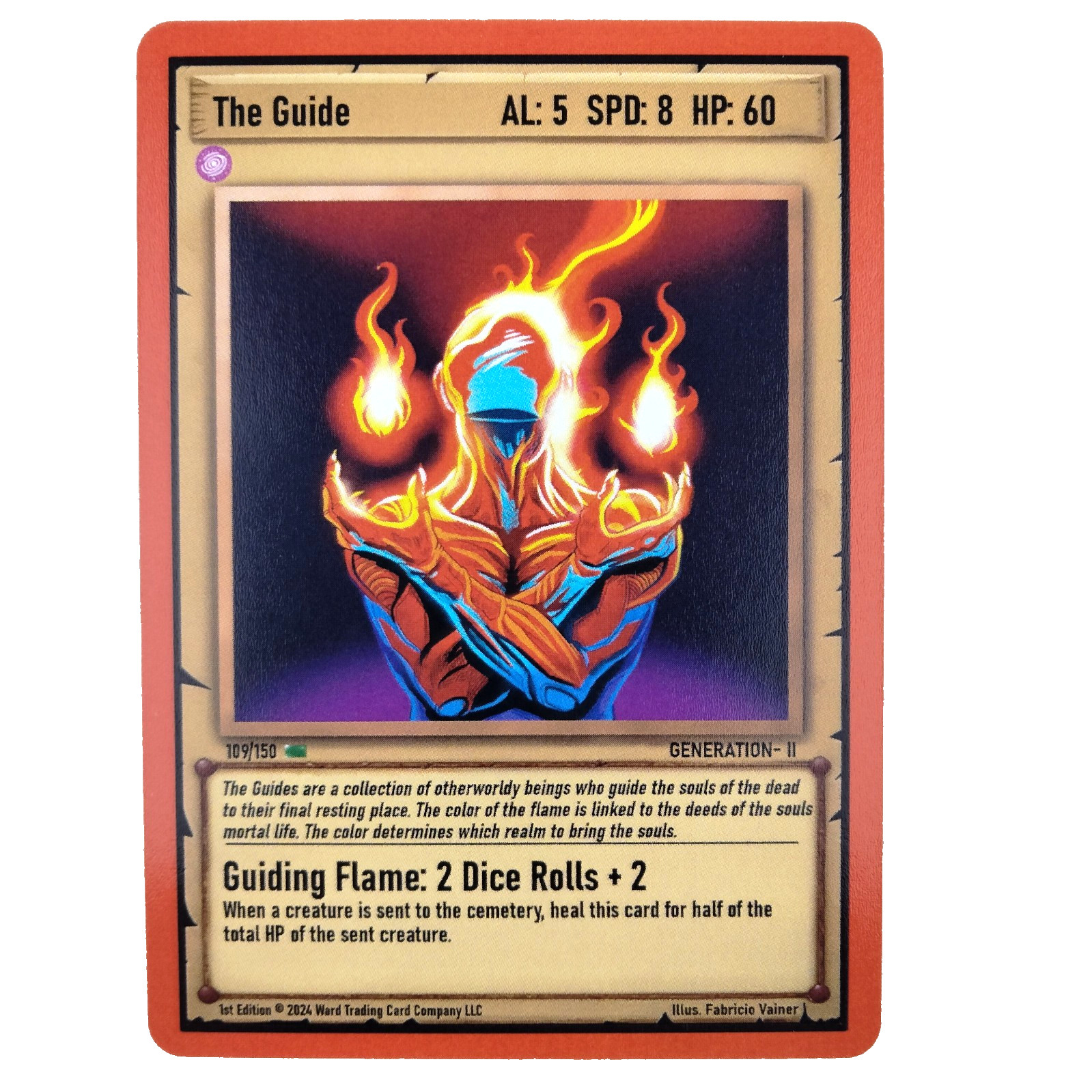 The Guide 109/150 Uncommon Ward Trading Card Game TCG 1st Edition Gen 2 NM