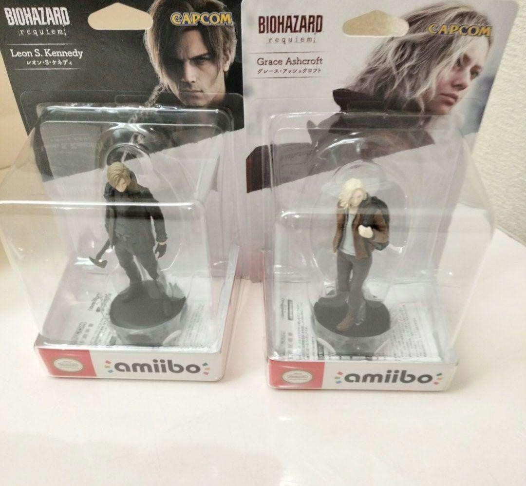 amiibo Biohazard Resident Evil Requiem Leon & Grace Set of 2 Game CAPCOM NEW