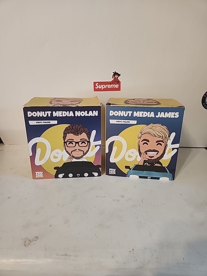 YouTooz Donut Media NOLAN & JAMES Vinyl Figure Collectibles #143 #144 in Boxes