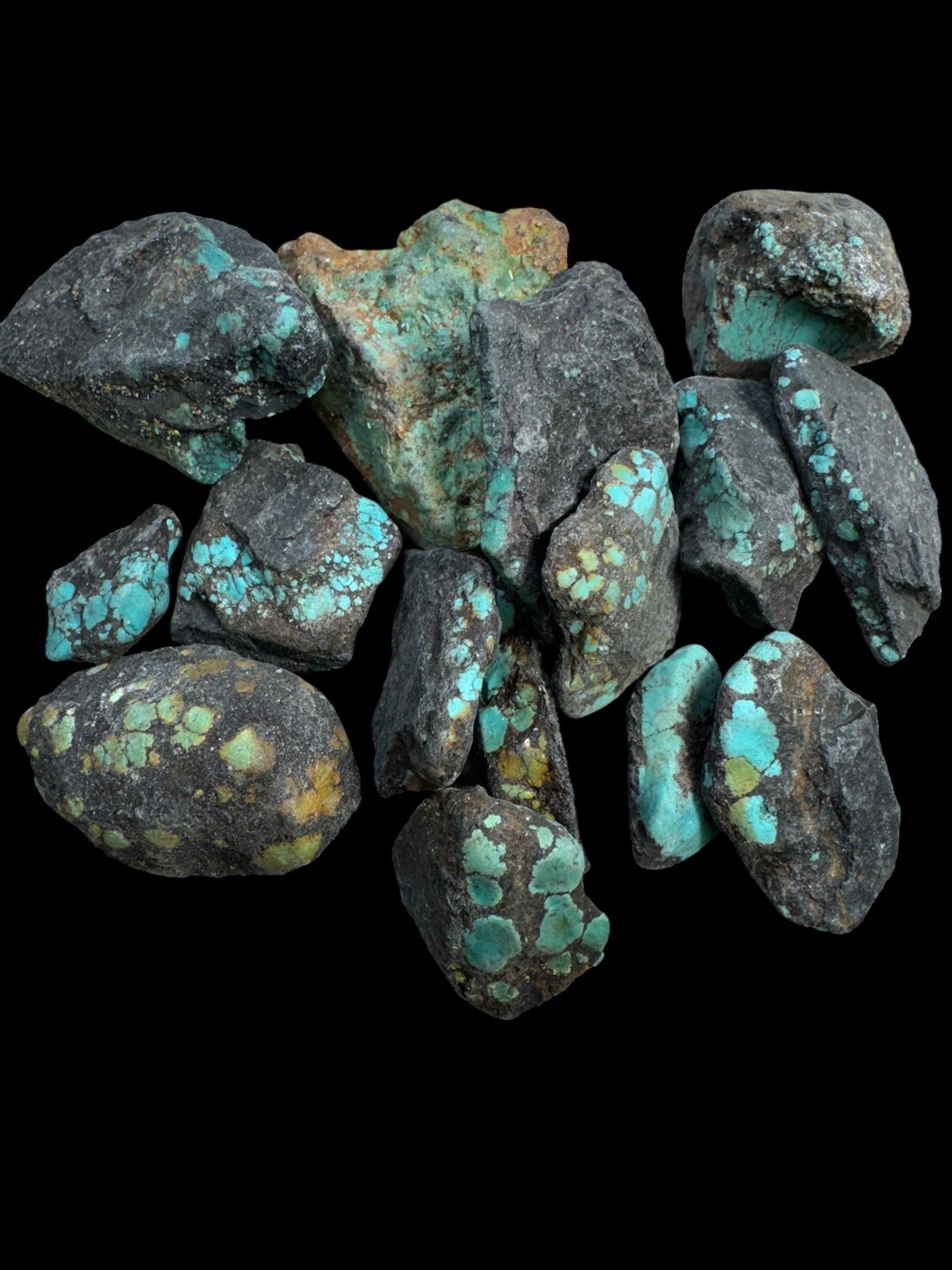 Slightly more than one pound mixed mine nuggets from Hubei province china 
