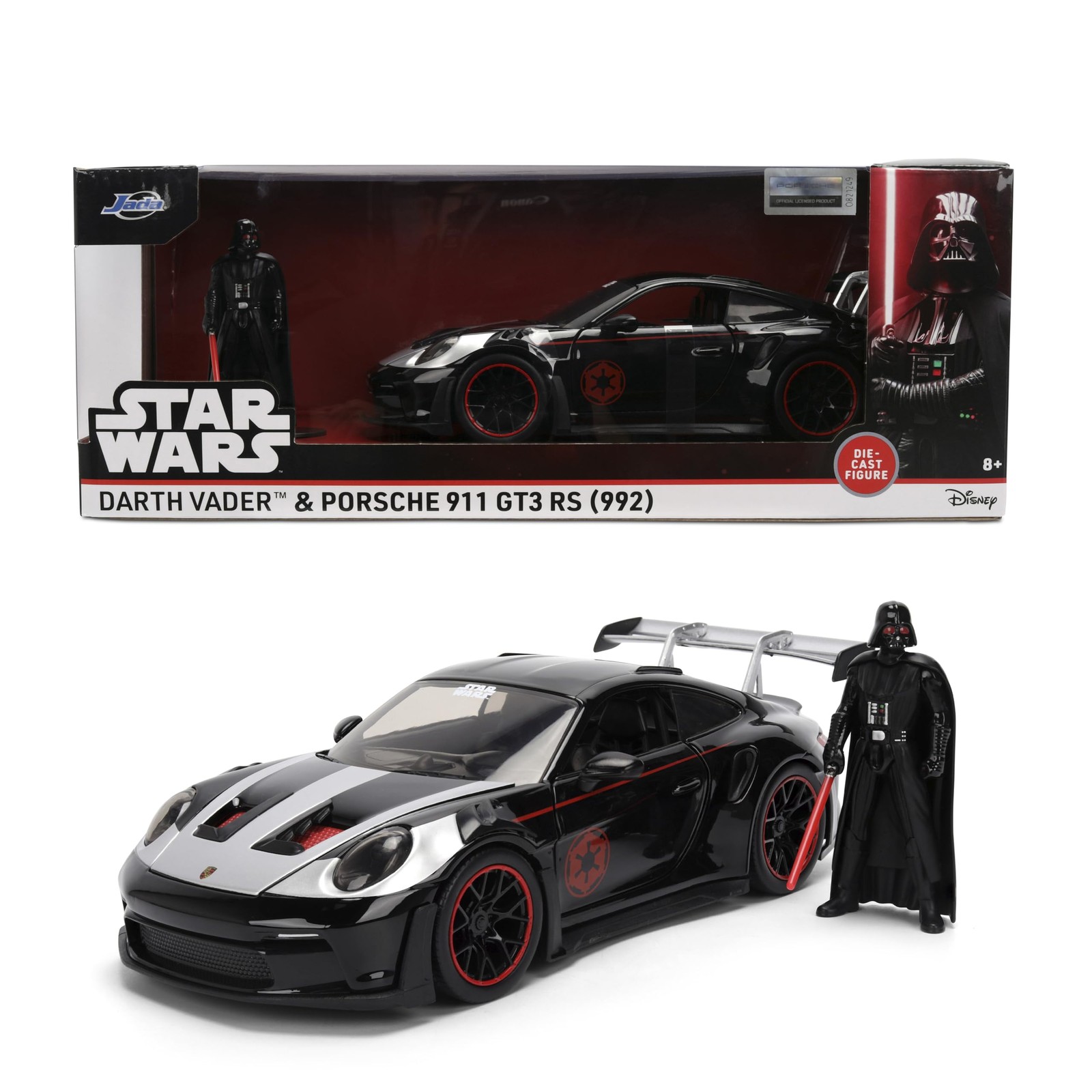 Jada Star Wars Darth Vader 1970 Dodge Charger R/T Hollywood Rides Die-Cast Car