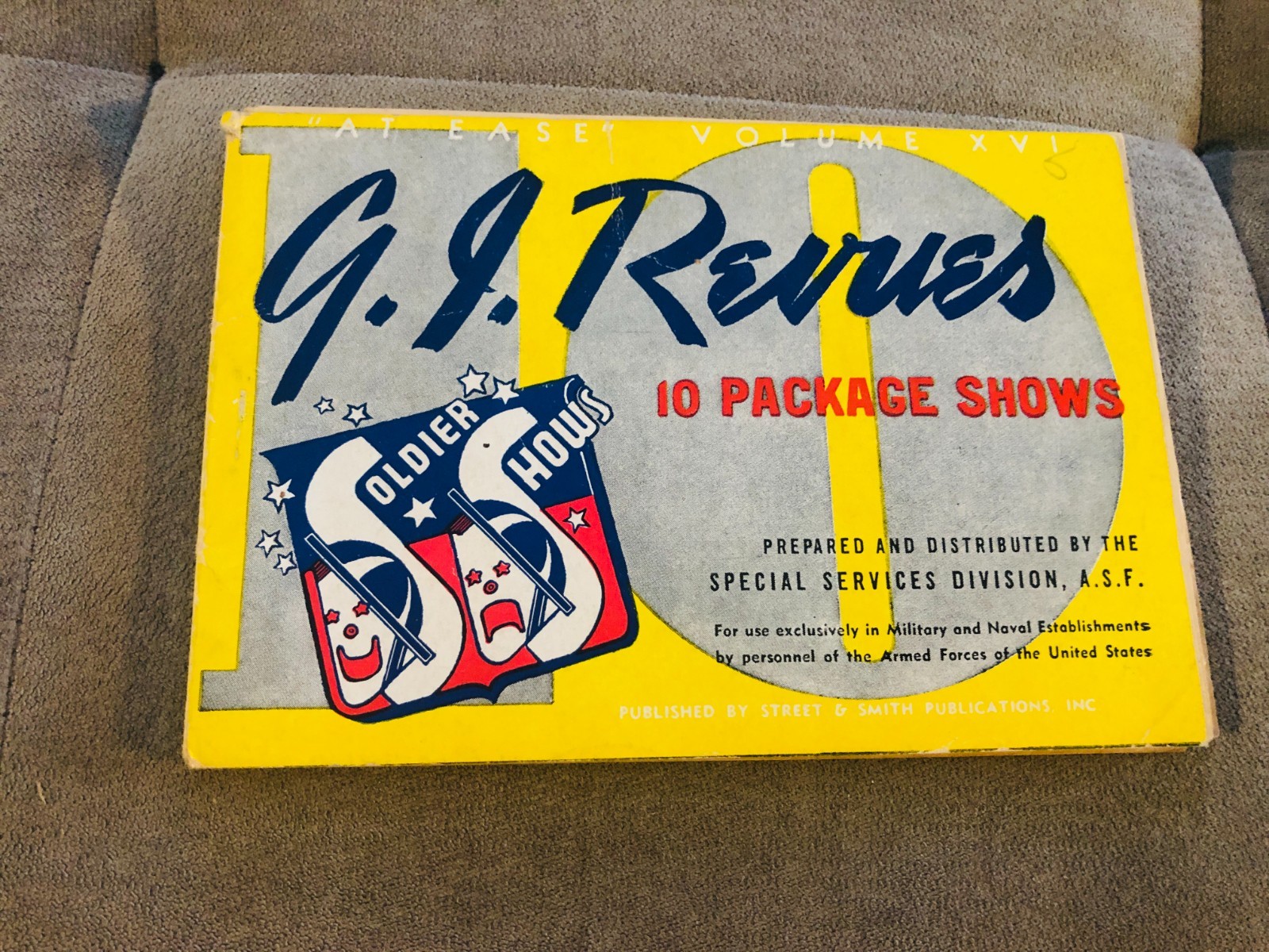 G.I. REVUES for US Military Use 1944 Army Navy WW2 - At Ease Volume XVI