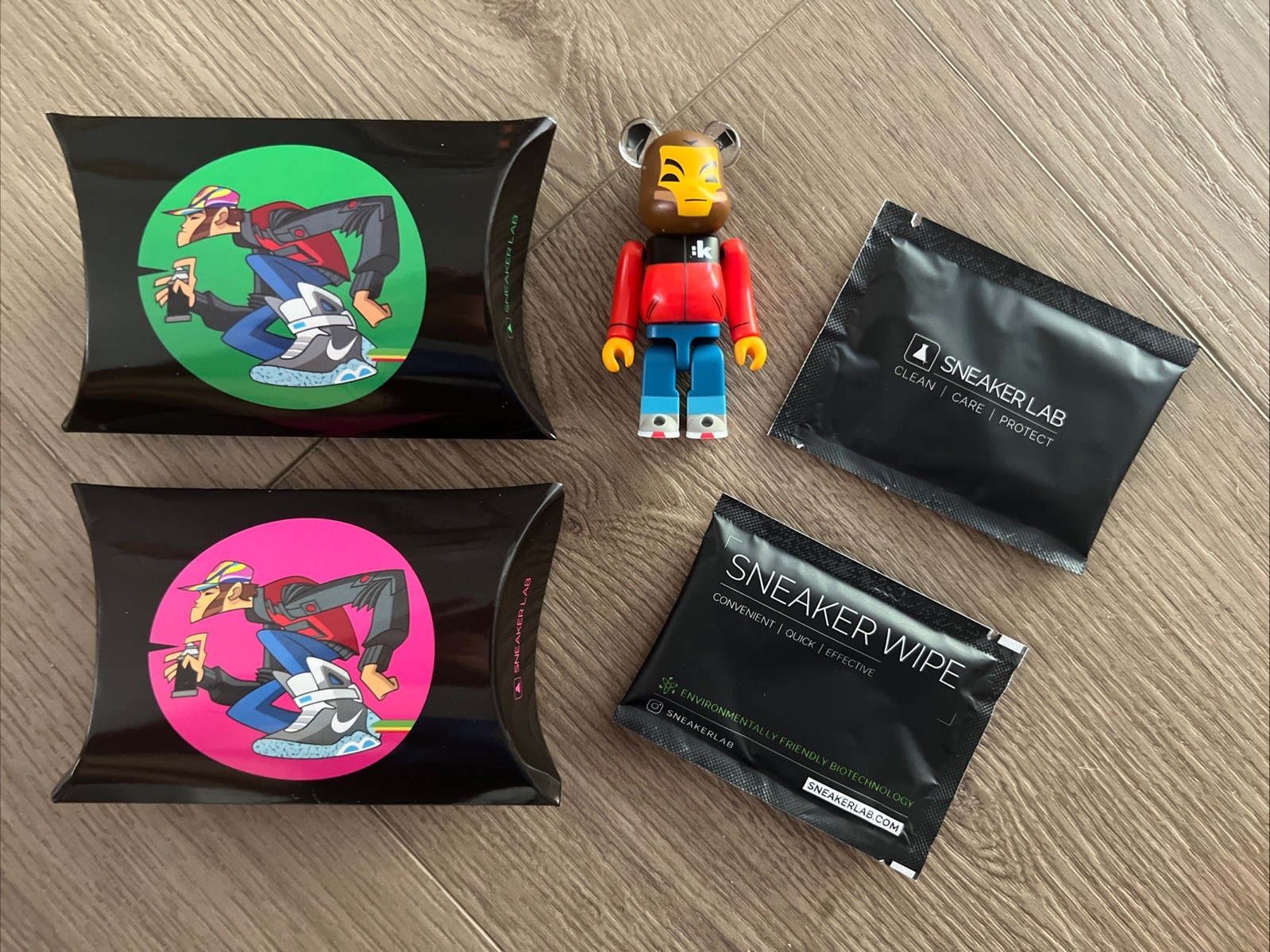 Kano Sneaker Wipe & Mini Figure Lot Sneaker Lab Kano Sneaker Wipe & Mini Figure Lot Sneaker Lab