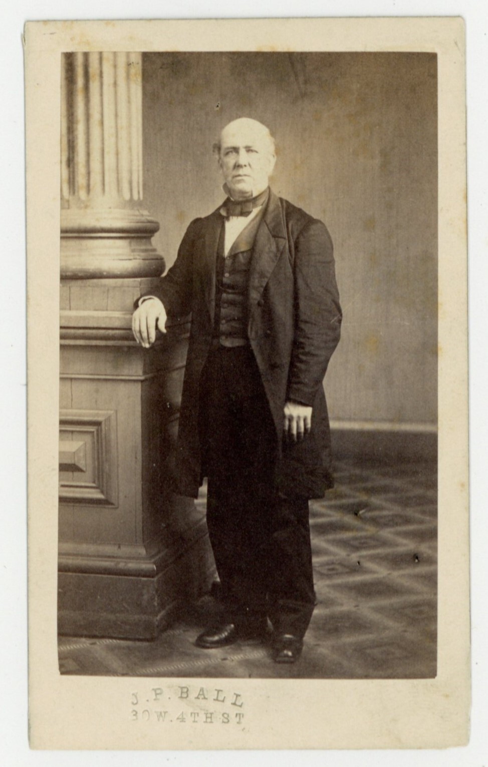 James JP Ball African American Photographer 1860 Gentleman CDV Photo Black Clean