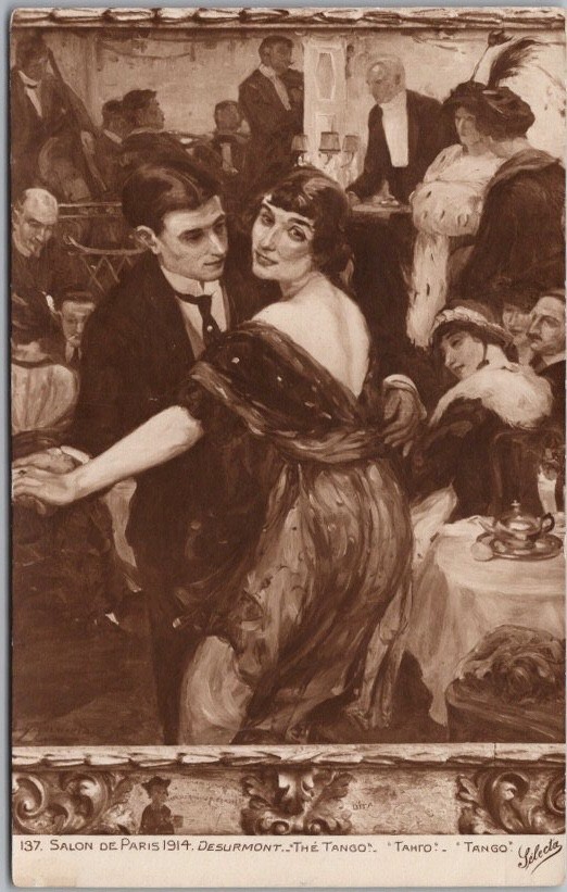 Salon De Paris 1914 / Artist-Signed Ernest DESURMONT Postcard \