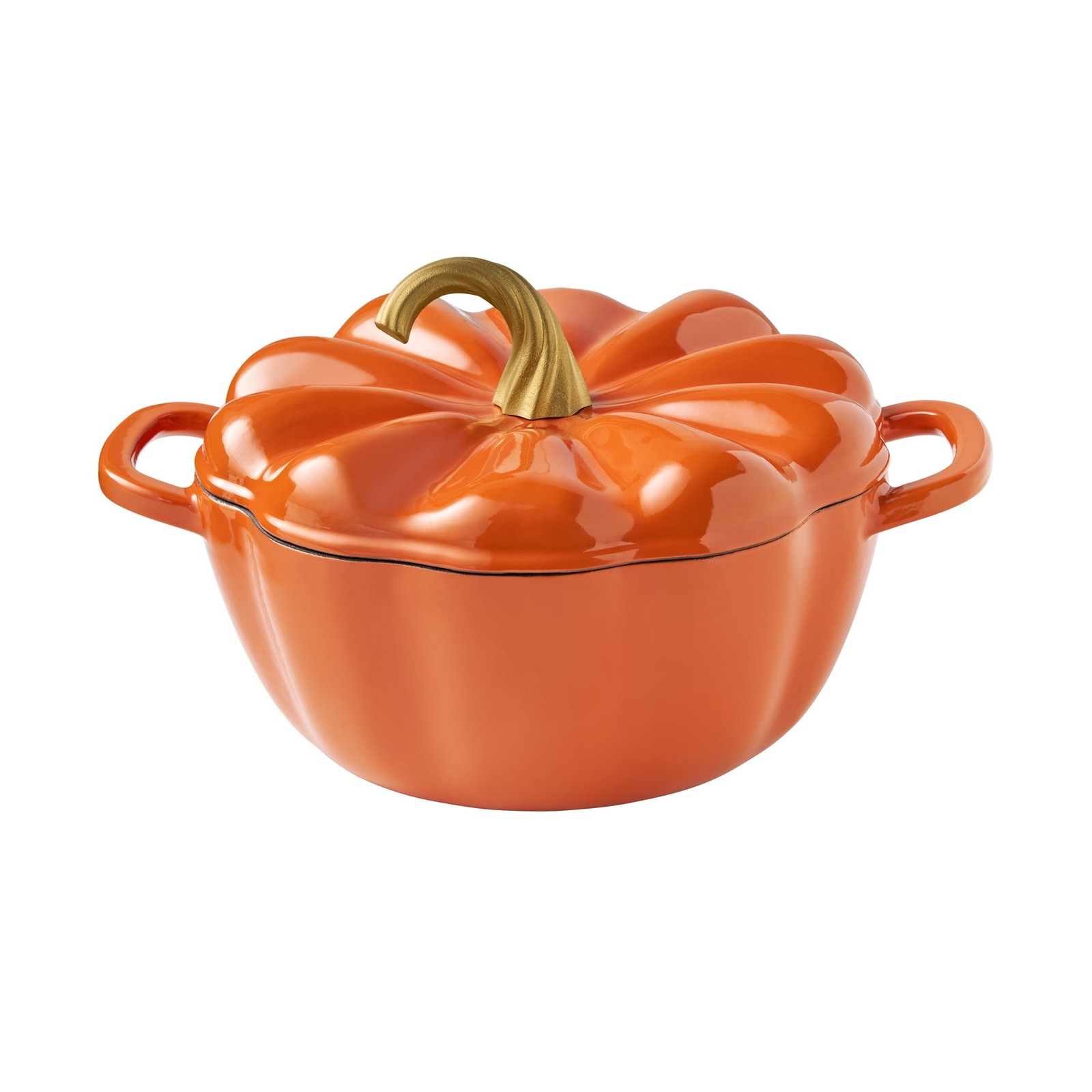 The Pioneer Woman 3.5-Quart Pumpkin Enameled Cast Iron Dutch Oven