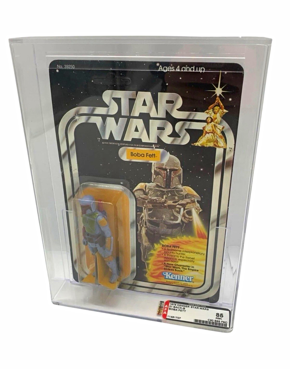 Kenner Star Wars Boba Fett 1979 21 Back-C Vintage Carded AFA 85 (C90 B85)