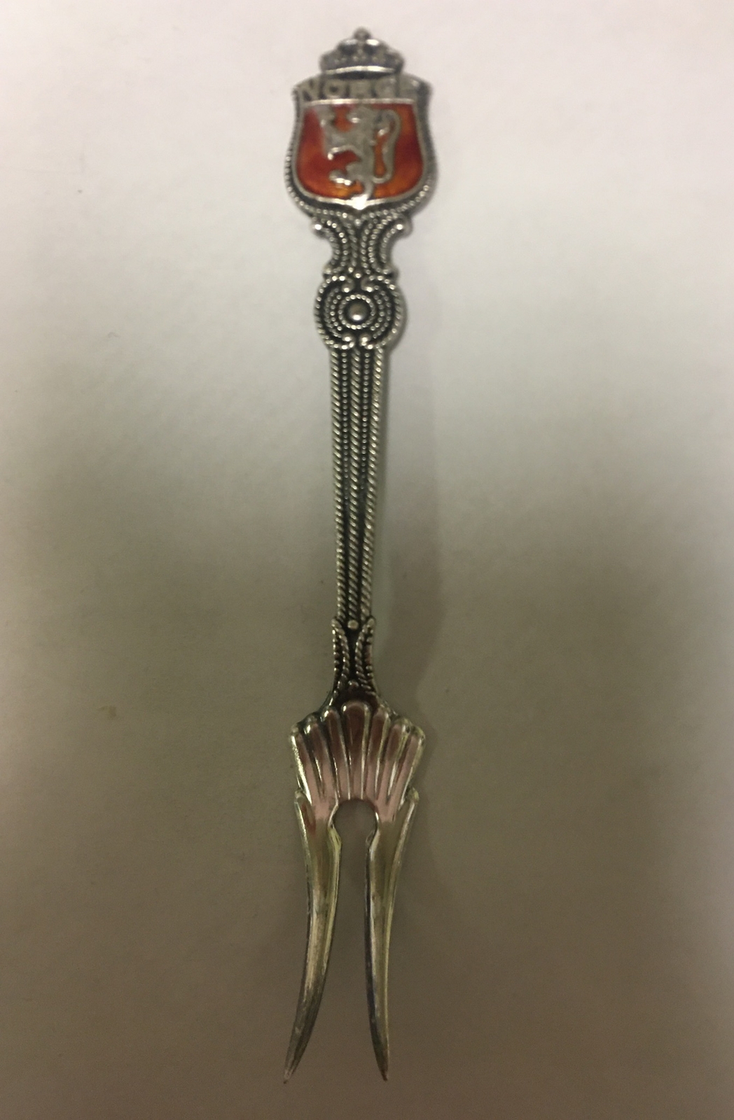 Norge Norway Fork Vintage Souvenir Collectible