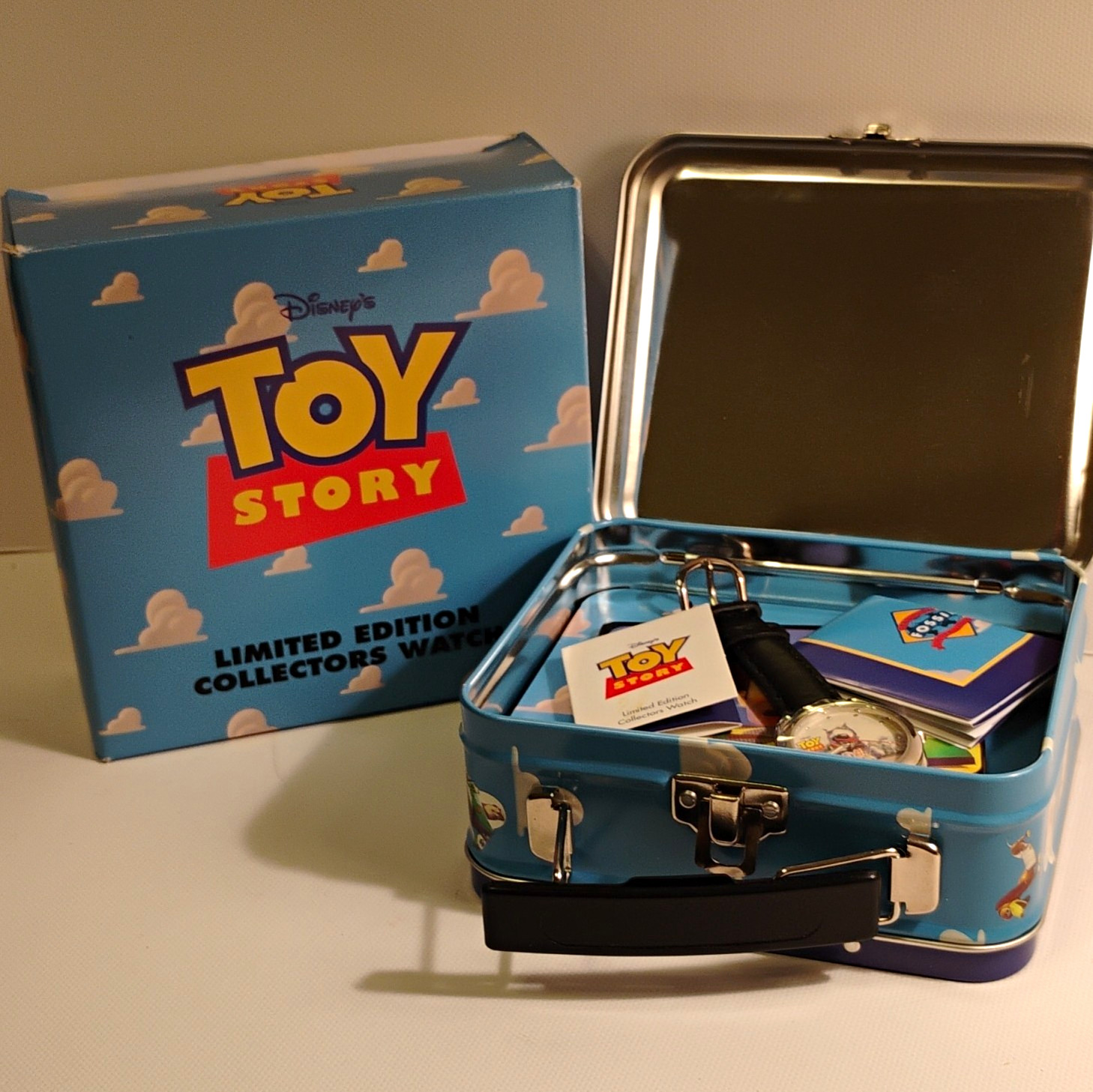Fossil Disney Toy Story Limited Edition Collector Watch Set w/ Tin Case