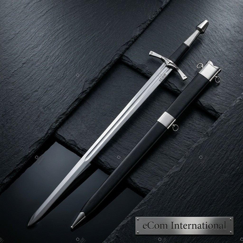 Premium Hand Forged 15th Century Medieval Renaissance Long Sword With Scabbard
