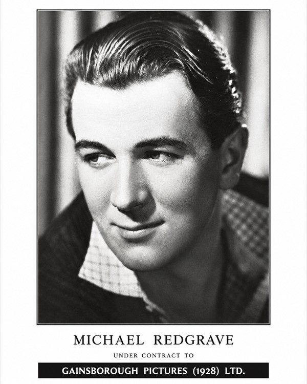 Michael Redgrave Rare 1939 Casting Agent Publicity Portrait 8x10 Photo Print