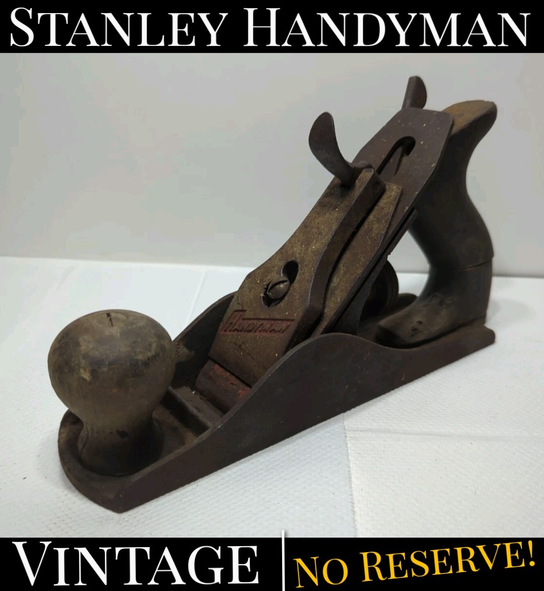 ✨VINTAGE✨ Stanley Handyman Smooth Bottom Wood Plane Made In USA