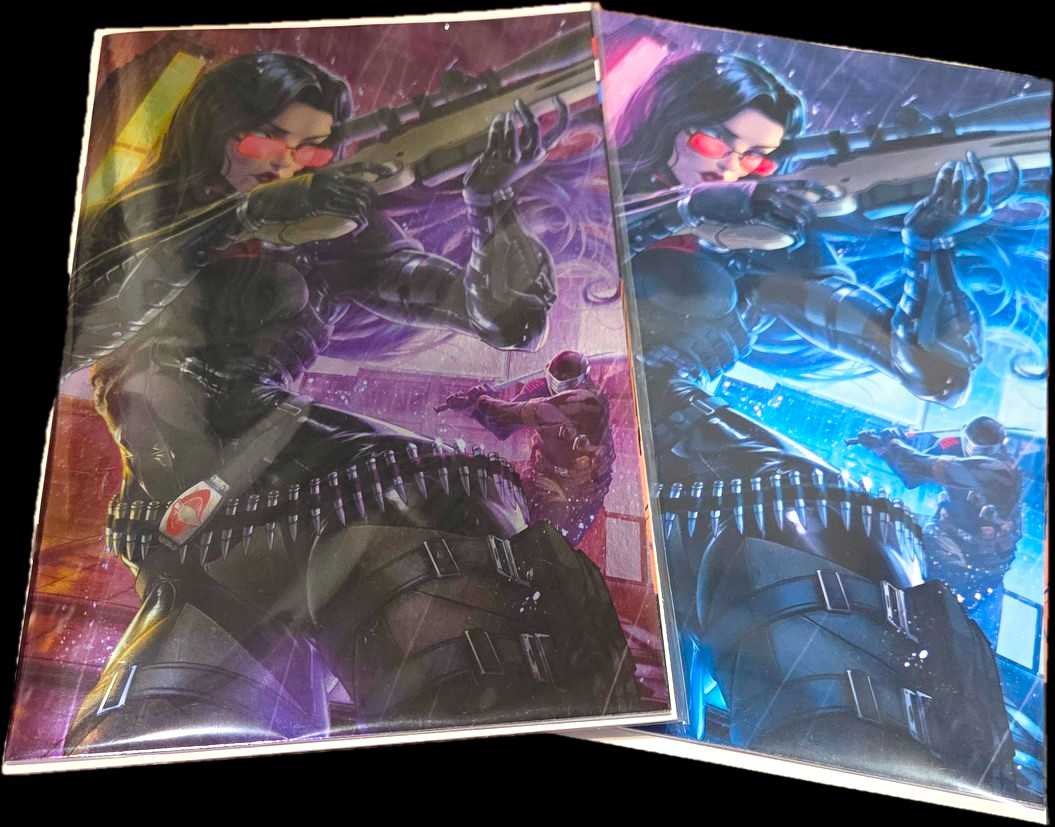G.I. Joe Real American Hero #330 Foil And Virgin Variant 616 Limited 750. Set G.I. Joe Real American Hero #330 Foil And Virgin Variant 616 Limited 750. Set