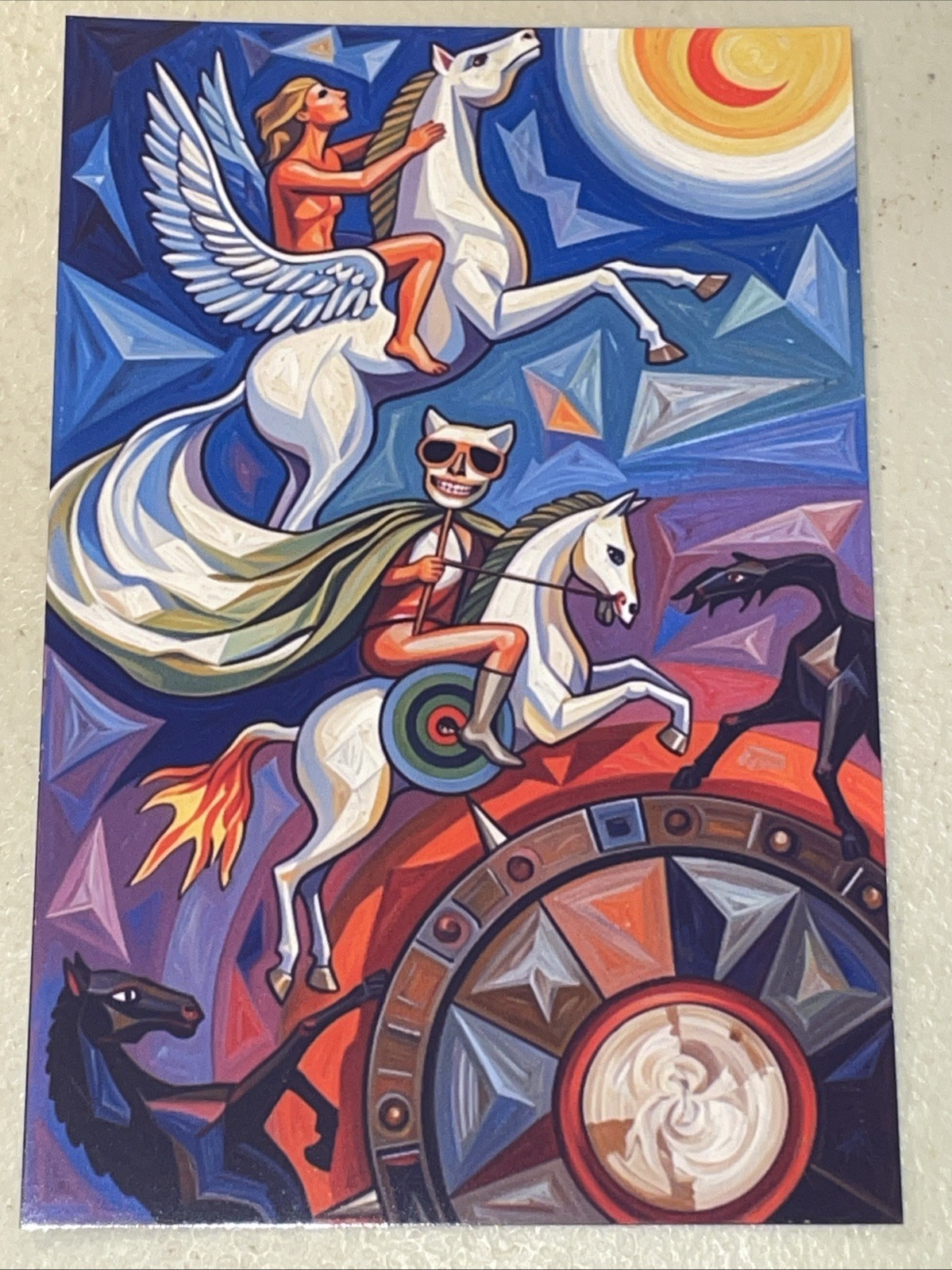 William Cooper Behold a Pale Horse Abstract Art Conspiracy Bill NWO UFO Photo
