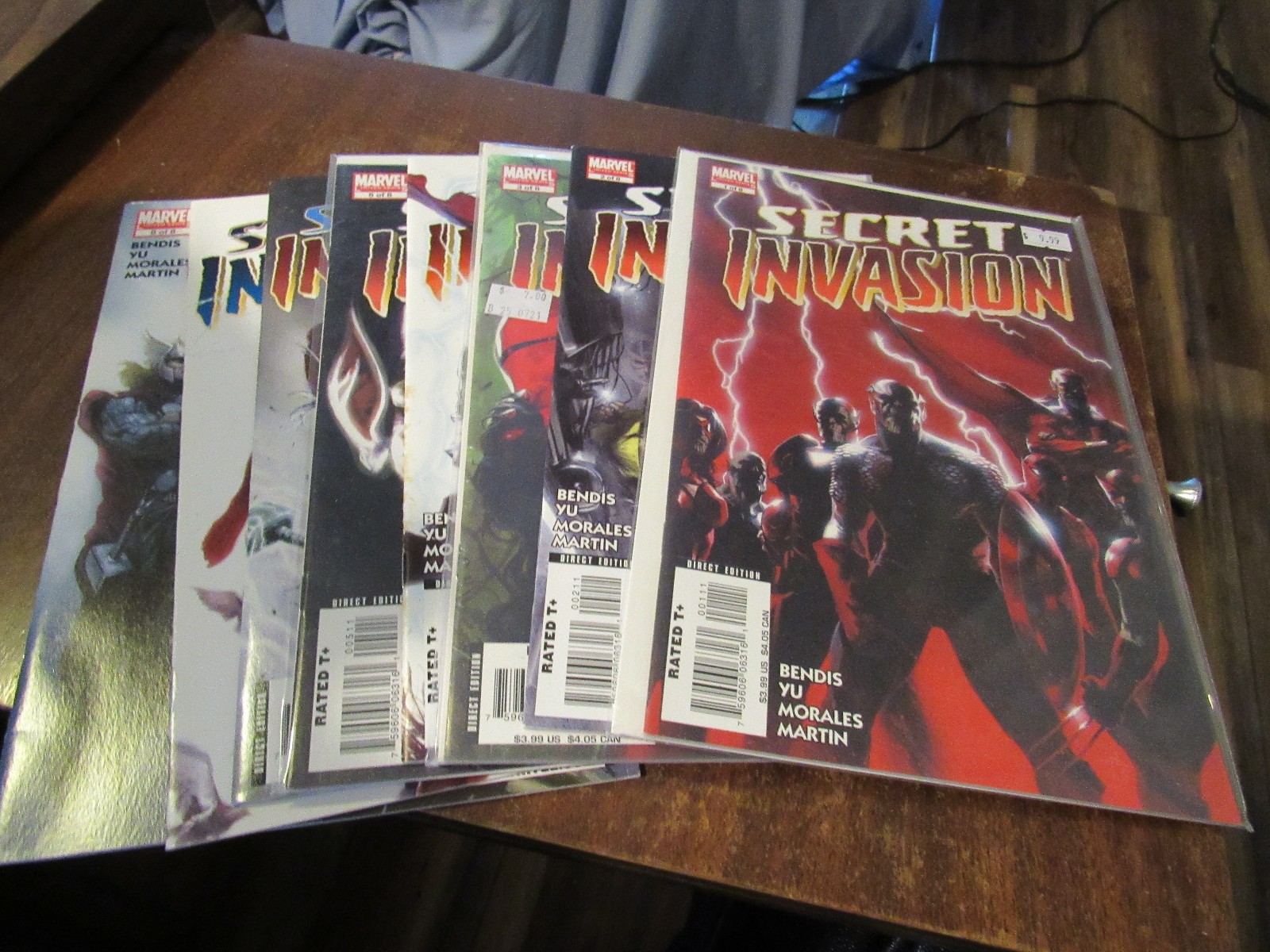 Secret Invasion #1 2 3 4 5 6 7 8 Mini Series Comic Book Set 1-8 EPIC EVENT