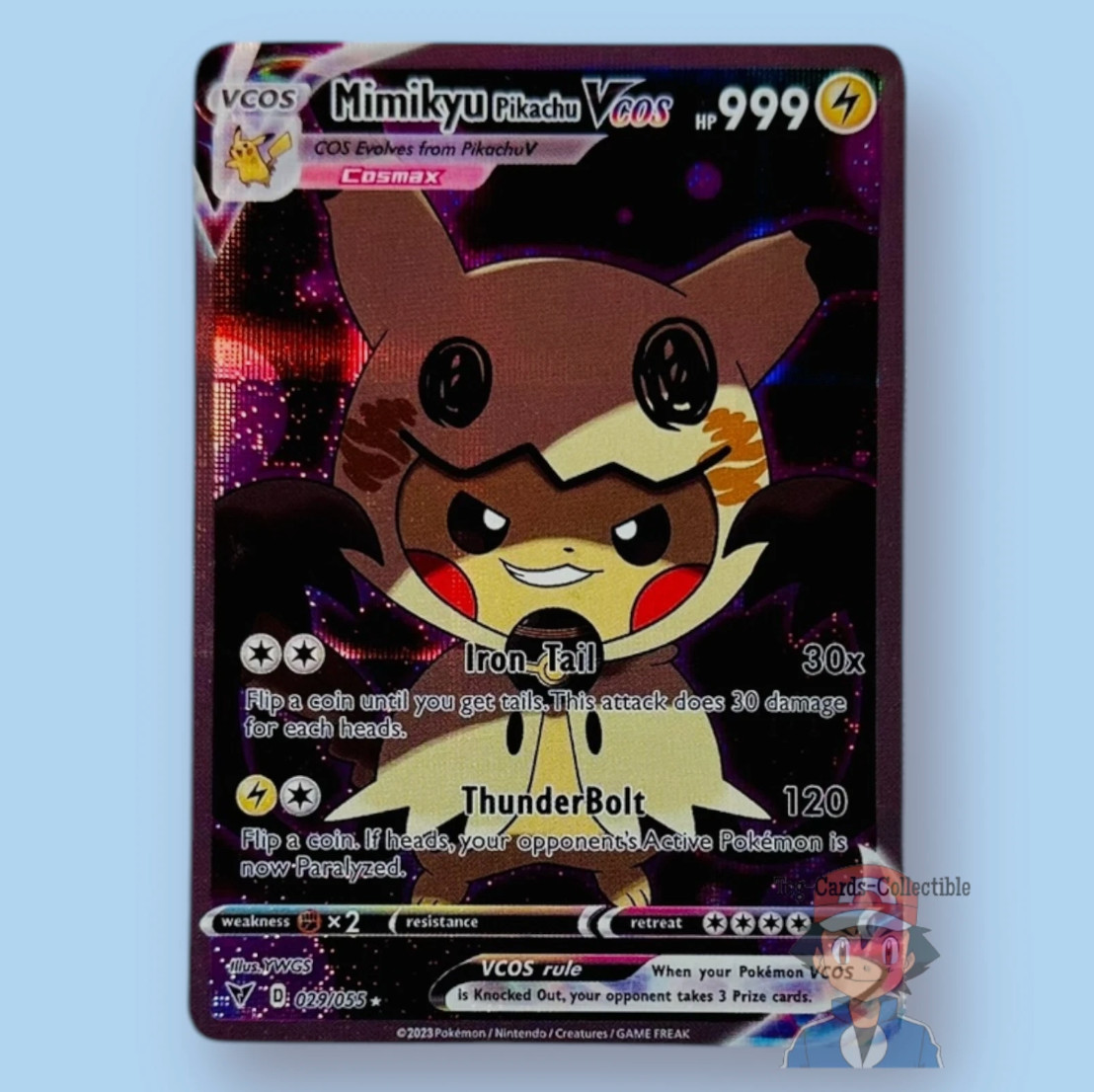 Pikachu Halloween Mimikyu Cosplay Cute Doujin ACG HOLO Card - Near Mint C. Pikachu Halloween Mimikyu Cosplay Cute Doujin ACG HOLO Card - Near Mint C.