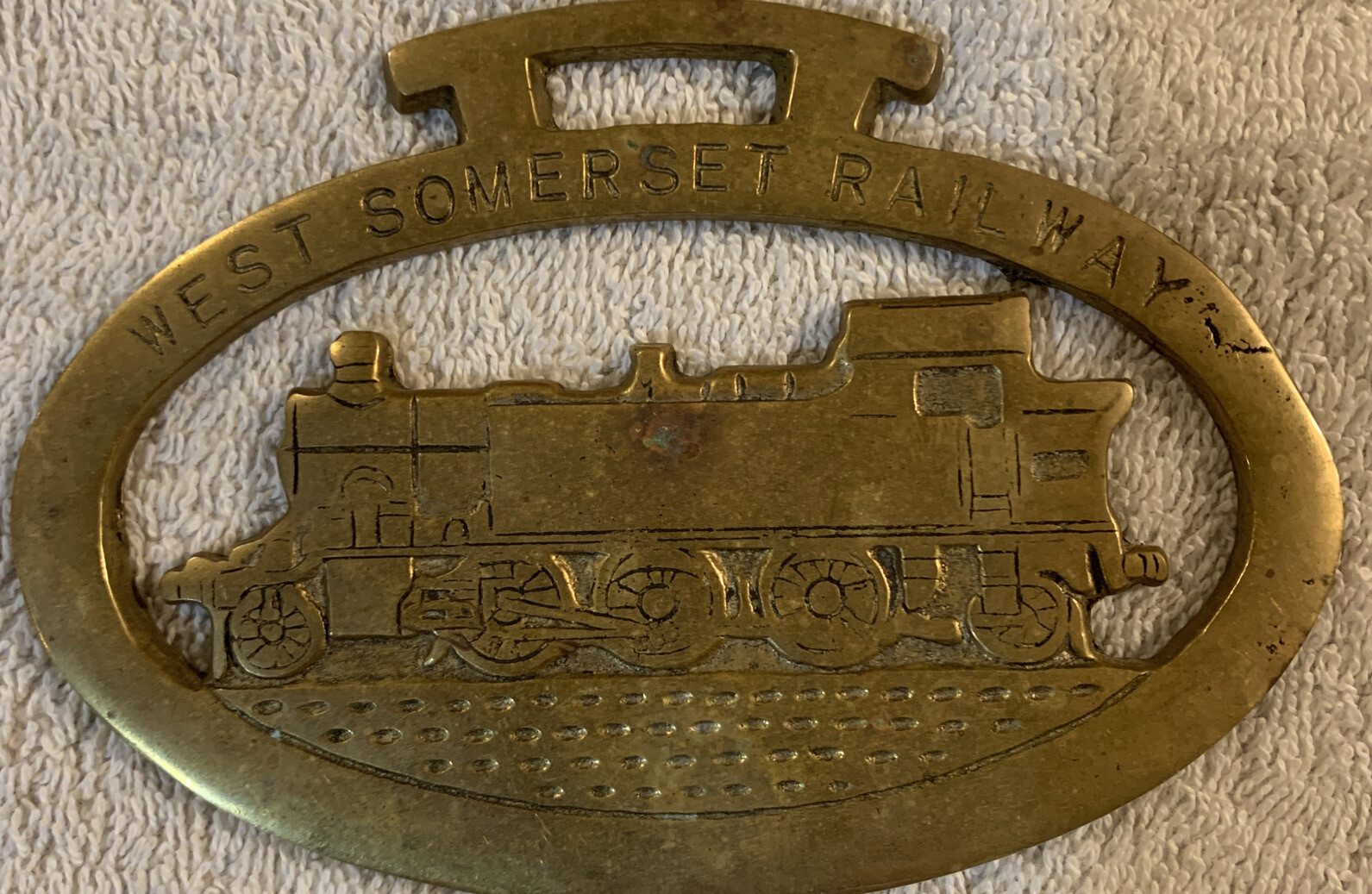 Vintage Railroad, West Somerset Railway  Brass Emblem Plaque￼