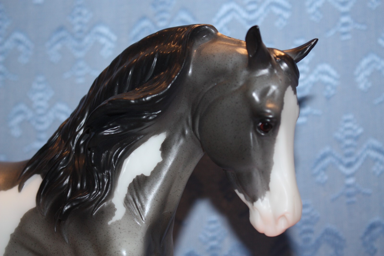 NEW Breyerfest 2021 ANSEL Blue Roan Frame Overo Pinto Troubadour Special Run SR