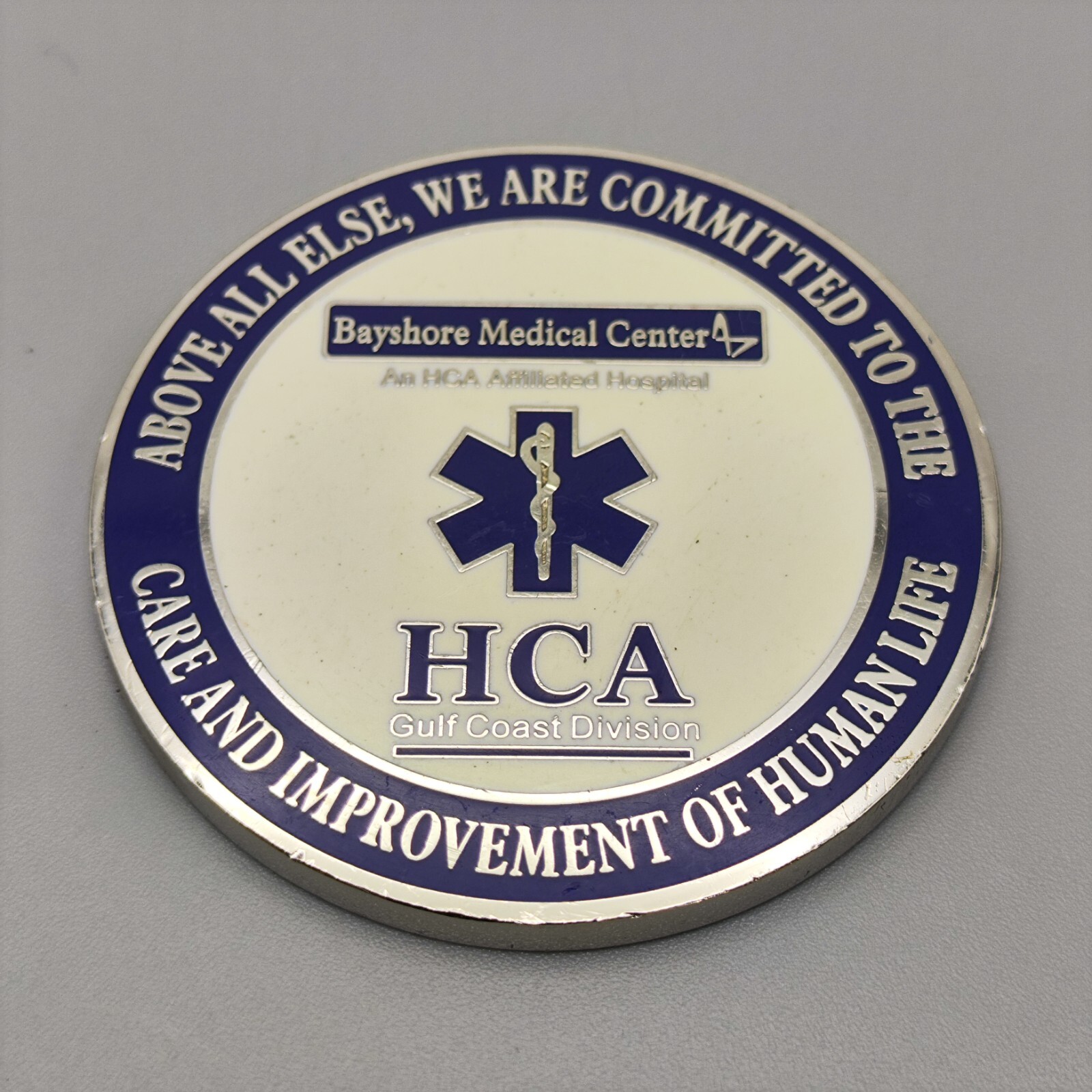 HCA Gulf Coast Division Bayshore Medical Center Challenge Coin