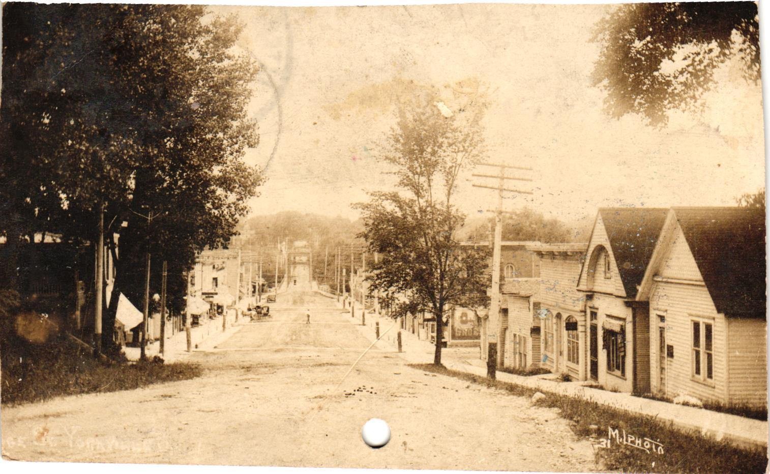 RPPC Main Street Town View MO Postcard C.R. Childs 1913