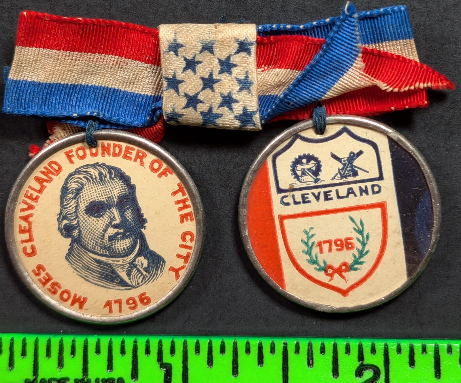 Vintage Moses Cleveland City Founder 