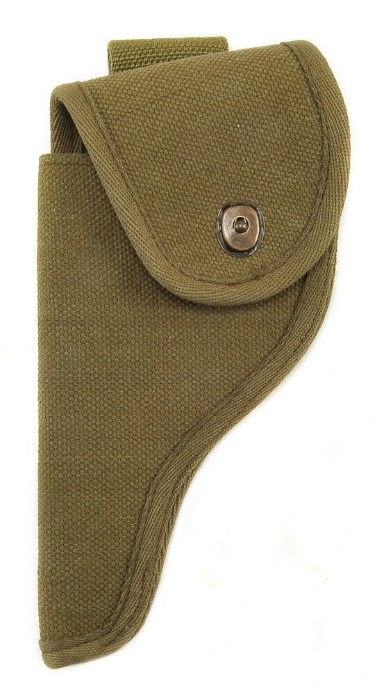 US Smith & Wesson Victory Model Revolver Holster Full Flap Canvas K-Frame Lefty