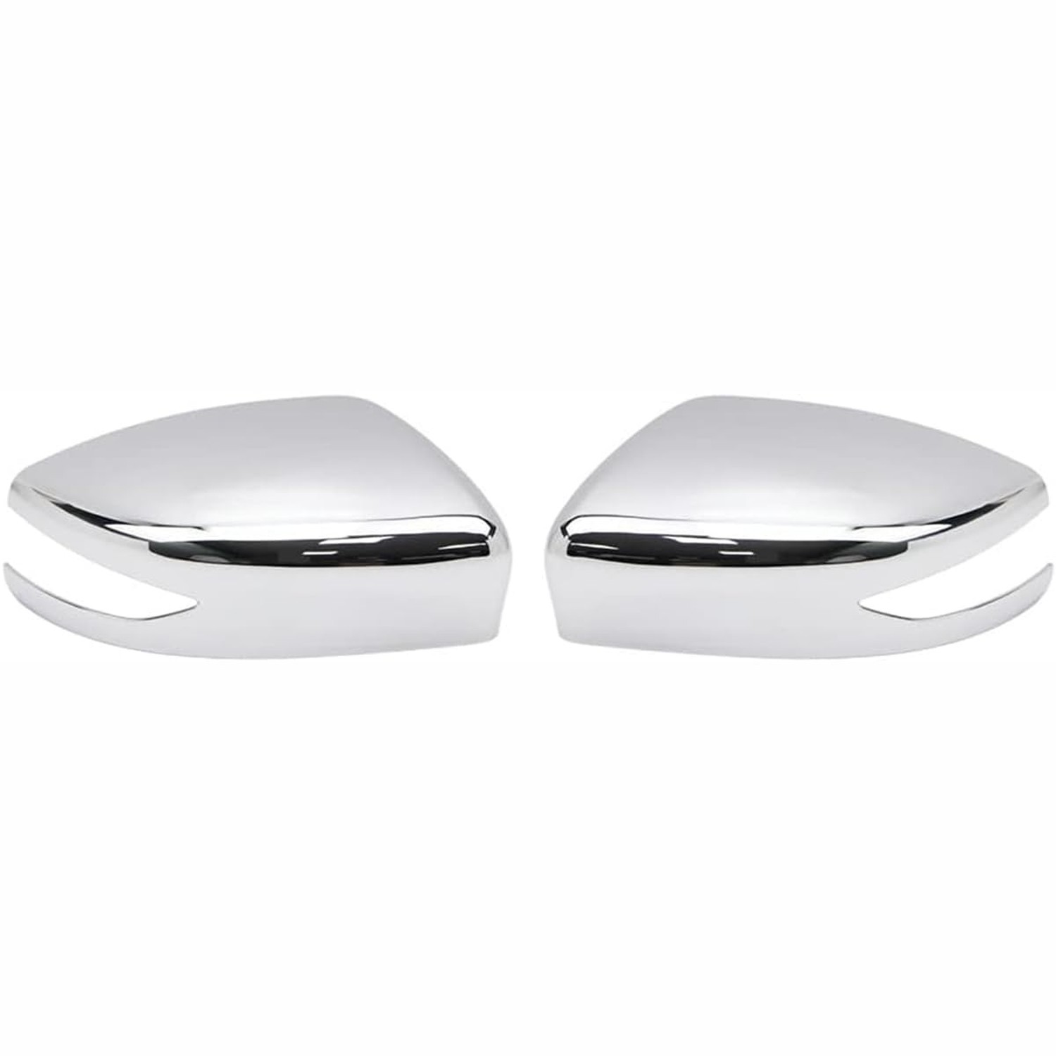 1 Pair Chrome Side Mirrors Cover Driver Side Mirror Housing,Passenger Side Mi... 1 Pair Chrome Side Mirrors Cover Driver Side Mirror Housing,Passenger Side Mi...
