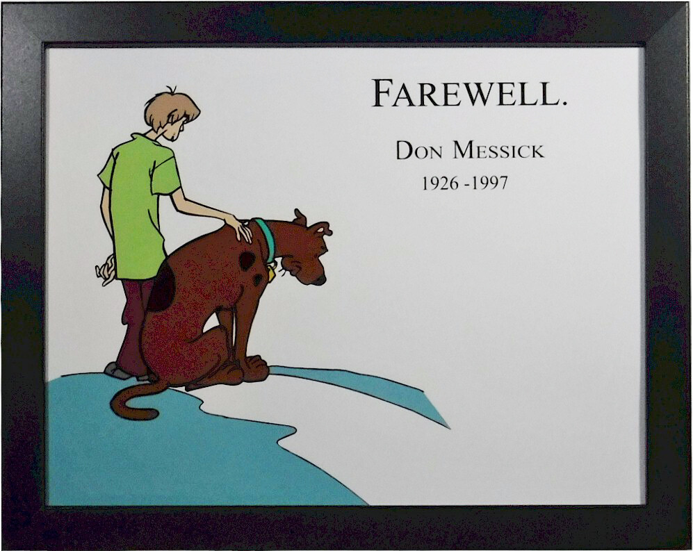 🔳 Don Messick Farewell Speechless Scooby tribute Hanna Barbera 11x14inch NEW